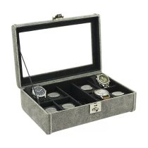 Friedrich23 Cubano óratartó doboz 8 órához szürke