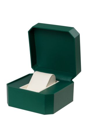 TEXTILBŐR ÓRATARTÓ DOBOZ, ÓRADOBOZ 1 ÓRÁNAK, ZÖLD TEXTILBŐR ÓRATARTÓ DOBOZ, ÓRADOBOZ 1 ÓRÁNAK, ZÖLD