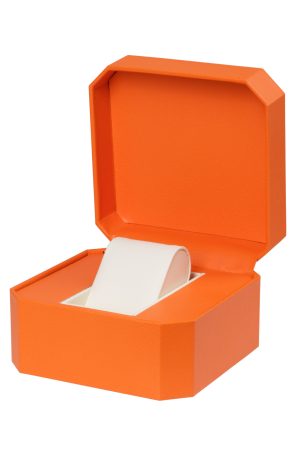 TEXTILBŐR ÓRATARTÓ DOBOZ, ÓRADOBOZ 1 ÓRÁNAK, NARANCS TEXTILBŐR ÓRATARTÓ DOBOZ, ÓRADOBOZ 1 ÓRÁNAK, NARANCS
