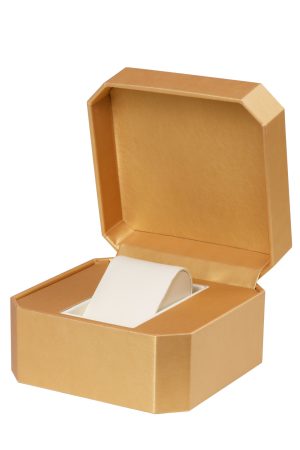 TEXTILBŐR ÓRATARTÓ DOBOZ, ÓRADOBOZ 1 ÓRÁNAK, ARANY TEXTILBŐR ÓRATARTÓ DOBOZ, ÓRADOBOZ 1 ÓRÁNAK, ARANY