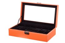   EDELWOLLE (990) KARBON NARANCS VARROTT ÓRATARTÓ DOBOZ 12 ÓRÁHOZ