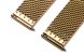 Edelwolle MESH/Milanese óraszíj, arany, 24mm