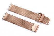 Edelwolle MESH/Milanese óraszíj, rosegold, 22mm