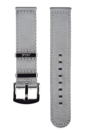 Edelwolle prémium kétrészes Nato óraszíj, szürke, 22mm Edelwolle prémium kétrészes Nato óraszíj, szürke, 22mm